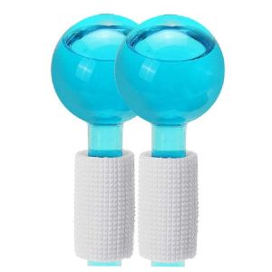 Zureni Facial Ice Globes for Face & Eye Puffiness Relief Reduce Fine Lines and Wrinkles (BLUE)