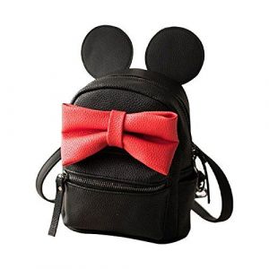 Casual Mickey Mouse PU Leather Shoulder Bag for Women