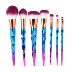 Unicorn Colorful Makeup Brushes Set - 7 Pieces