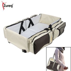 Zureni ZN-XC21 Multi Functional Baby Diaper Bag Travel Infant Sleeping Bed and Newborn Changing Pad (Random Color)