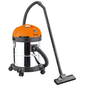 Zureni Vacuum Cleaner Wet and Dry 20 Litre Stainless Steel Metal Tank Powerful Suction & Blower High Power Vaccum Canister for Home Office Cleaning