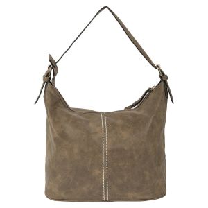 Imported Women Leather Handbag for Office - Tanned Brown